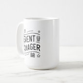Geschenk zur Würdigung des Event-Managers Kaffeetasse (Vorderseite Links)