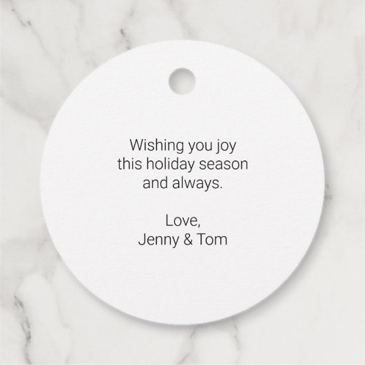 Geschenkanhänger (Rückseite)