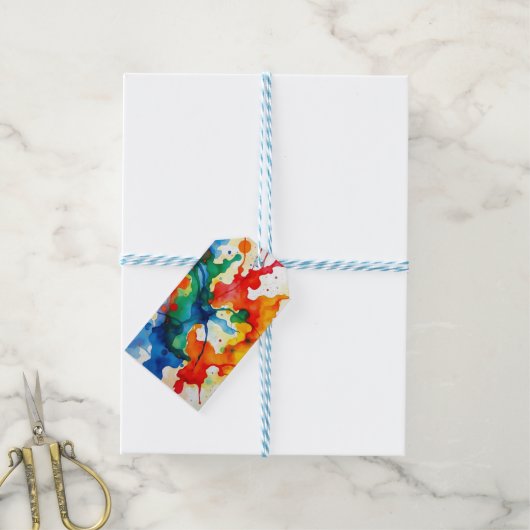 Geschenkanhänger (Mit Garn)