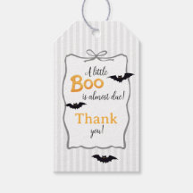 Geschenkanhänger Baby-Party für Little Boo Hallowe