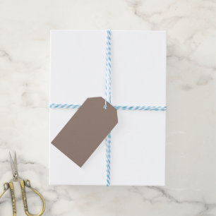 Geschenkanhänger Brauner Anhänger Minimaler Anhäng