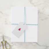 Geschenkanhänger. Floral. Monogramm. Feiertage | P Geschenkanhänger (Mit Garn)