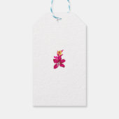 Geschenkanhänger. Floral. Monogramm. Feiertage | P Geschenkanhänger (Rückseite)