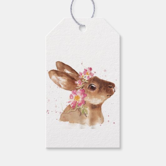 Geschenkanhänger - Hase (Vorderseite)