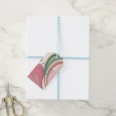 Geschenkanhänger in stilvoller abstrakter Grafik (Mit Garn)