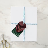 Geschenkanhänger in stilvoller abstrakter Grafik (Mit Garn)