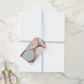 Geschenkanhänger in stilvoller abstrakter Grafik (Mit Garn)
