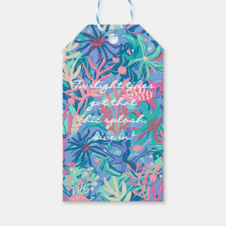 Geschenkanhänger in stilvoller Grafik