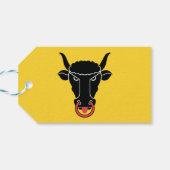 Geschenkanhänger mit der Flagge des Kantons Uri, S (Rückseite Horizontal)