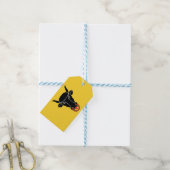 Geschenkanhänger mit der Flagge des Kantons Uri, S (Mit Garn)