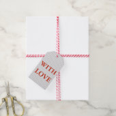 Geschenkanhänger - Mit Liebe (Mit Garn)