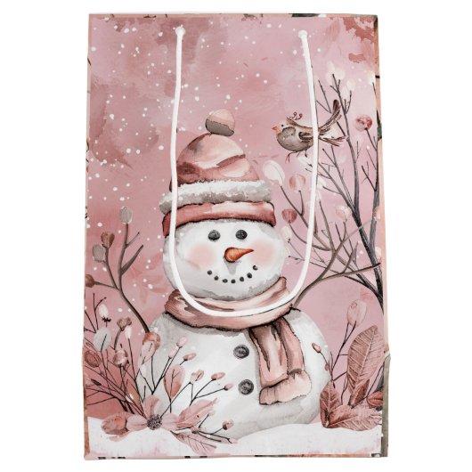 Geschenkanhänger Mittlere Geschenktüte (Rückseite)