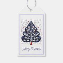 Geschenkanhänger - Skandinavischer Weihnachtsbaum
