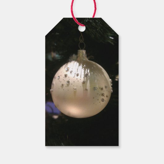 Geschenkanhänger Weihnachtskugel (Rückseite)
