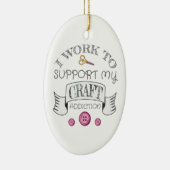 Geschenkarbeit unterstützen mein Kalkül Keramik Ornament (Rechts)