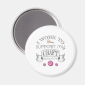 Geschenkarbeit unterstützen mein Kalkül Magnet (Vorderseite/Rückseite)