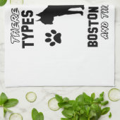 Geschenkartikel BOSTONS TERRIER Geschirrtuch (Gefaltet)