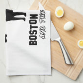 Geschenkartikel BOSTONS TERRIER Geschirrtuch (Viertel Falte)