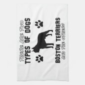 Geschenkartikel BOSTONS TERRIER Geschirrtuch (Vertikal)