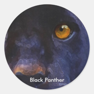 Geschenkartikel für Wildtiere und Tierfreunde Runder Aufkleber