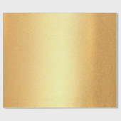 Geschenkartikel glänzendes Wrapping Paper Gold Loo Geschenkpapier (Flach)