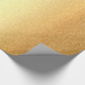 Geschenkartikel glänzendes Wrapping Paper Gold Loo Geschenkpapier (Ecke)