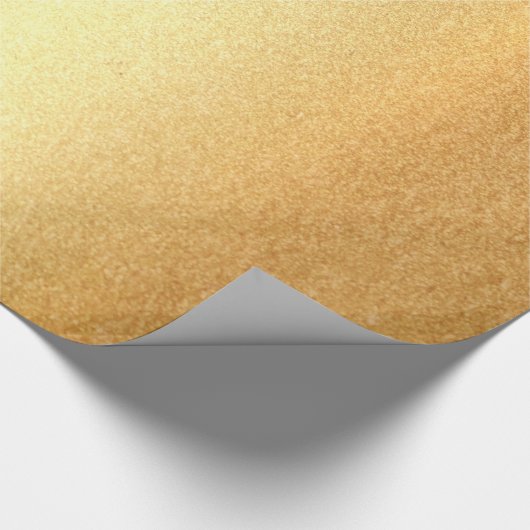 Geschenkartikel glänzendes Wrapping Paper Gold Loo Geschenkpapier (Ecke)