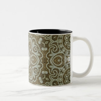 Geschenkartikel mit Steinzeittextur bedruckt Zweifarbige Tasse