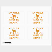 Geschenkartikel Rechteckiger Aufkleber (Blatt)