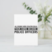 Geschenkartikel von Polizeibeamten Postkarte (Stehend Vorderseite)