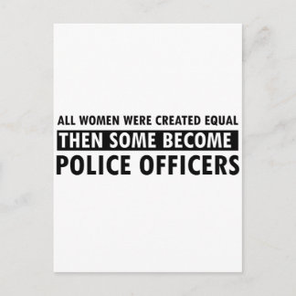 Geschenkartikel von Polizeibeamten Postkarte