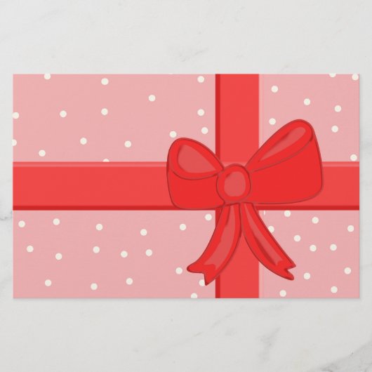 Geschenkband Briefpapier (Vorderseite)