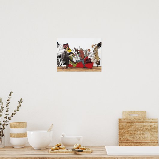 Geschenkband Poster (Küche)