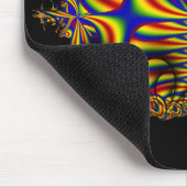 Geschenkband | Rainbow Fraktal Art Mousepad (Ecke)