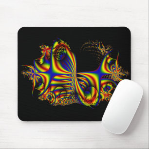 Geschenkband Rainbow Fraktal Art Mousepad