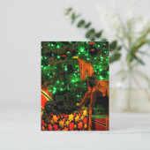 Geschenkbaum 2 postkarte (Stehend Vorderseite)