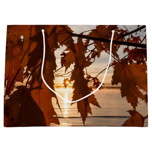 Geschenkbeutel aus Ahornblättern Große Geschenktüte (Vorderseite)