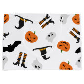 Geschenkbeutel-Design mit Halloween-Muster Große Geschenktüte (Vorderseite)