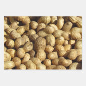 Geschenkbeutel - Erdnüsse in 3 Größen Geschenkpapier Set (Vorderseite 3)