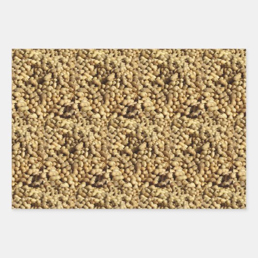 Geschenkbeutel - Erdnüsse in 3 Größen Geschenkpapier Set (Vorderseite 2)