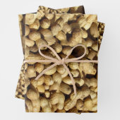 Geschenkbeutel - Erdnüsse in 3 Größen Geschenkpapier Set (Beispiel)