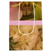 Geschenkbeutel mit Orchideen und Pfannkuchen - mit Mittlere Geschenktüte (Rückseite)