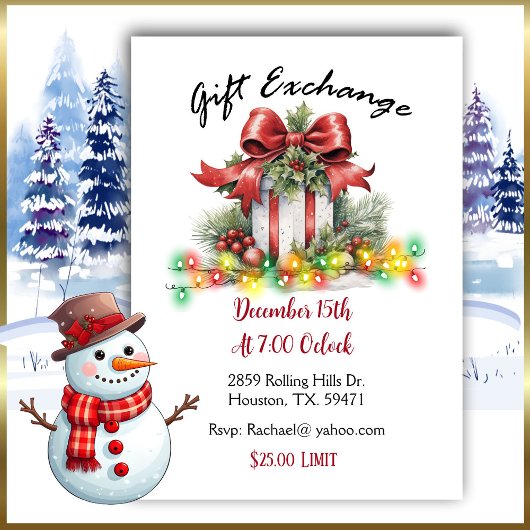 Geschenkbörse - Einladung