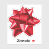 Geschenkbow | Aufkleber | Verschiedene Größen | Ro (Blatt)