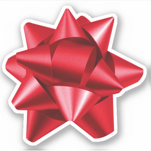 Geschenkbow | Aufkleber | Verschiedene Größen | Ro (Vorderseite)