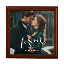 Geschenkbox aus Golden Oak für Forever Love Keepsa