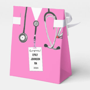 Geschenkbox für die Abschlussfeier der Krankenpfle Geschenkschachtel