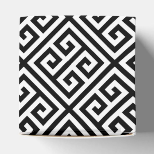 Geschenkbox für schwarz-weiße Bachelor-Party Geschenkschachtel (Oben)