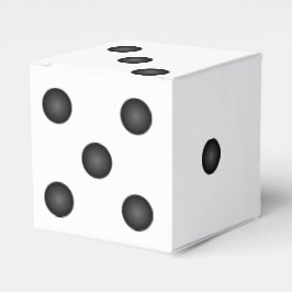 Geschenkbox für Würfel oder Die Hochzeitsfeier Geschenkschachtel