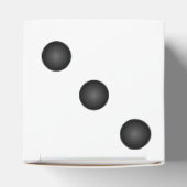 Geschenkbox für Würfel oder Die Hochzeitsfeier Geschenkschachtel (Oben)